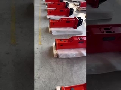 ব্যাকহো লোডার এক্সক্যাভেটর এক্সক্যাভেটরগুলির জন্য রক ব্রেকার জেসিবি 3 সিএক্স 3 ডিএক্স মাউন্ট করা উচ্চ স্থিতিশীলতা